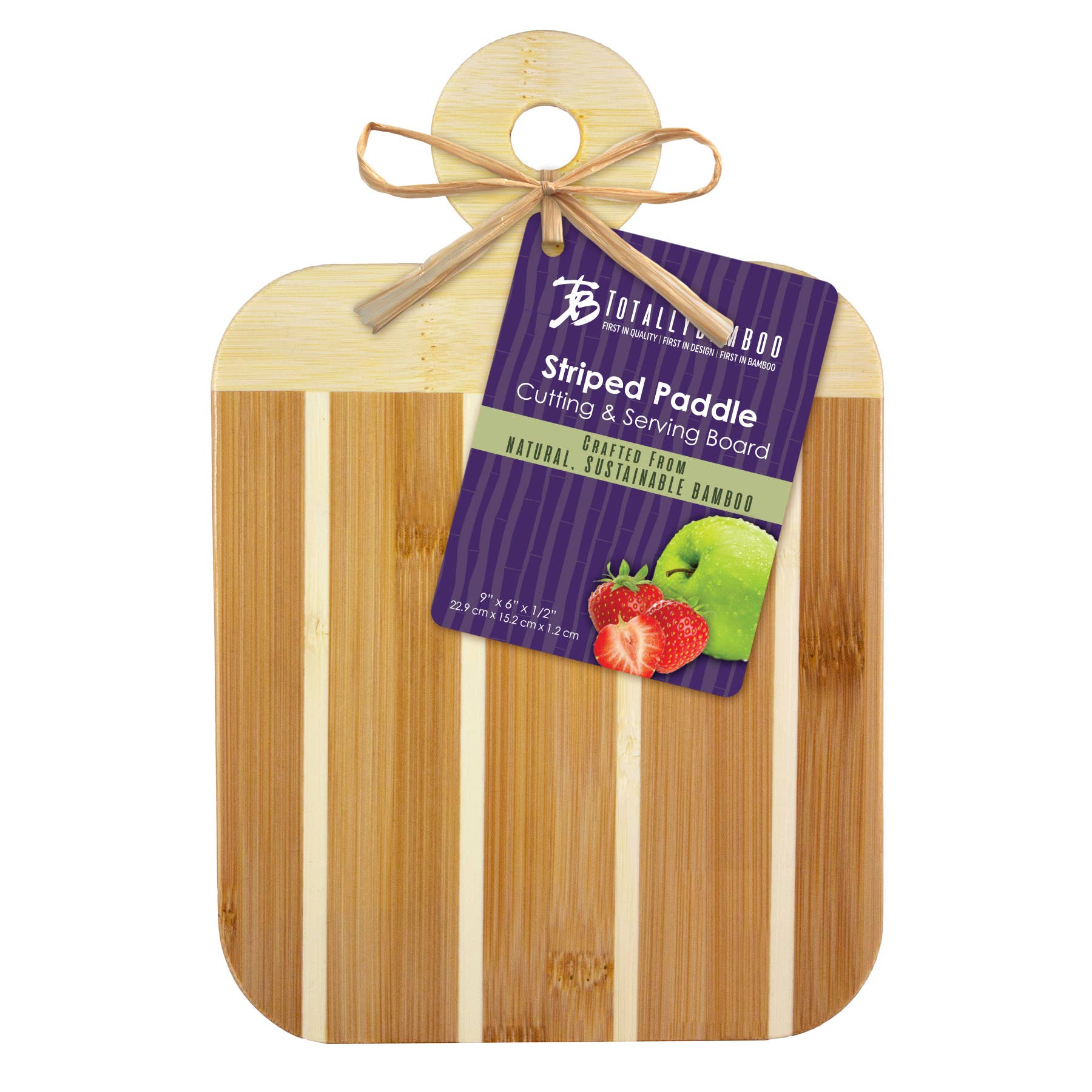 Striped Paddle Board - Premium Kitchen Accessories from Totally Bamboo - Just $9.95! Shop now at Pat's Monograms