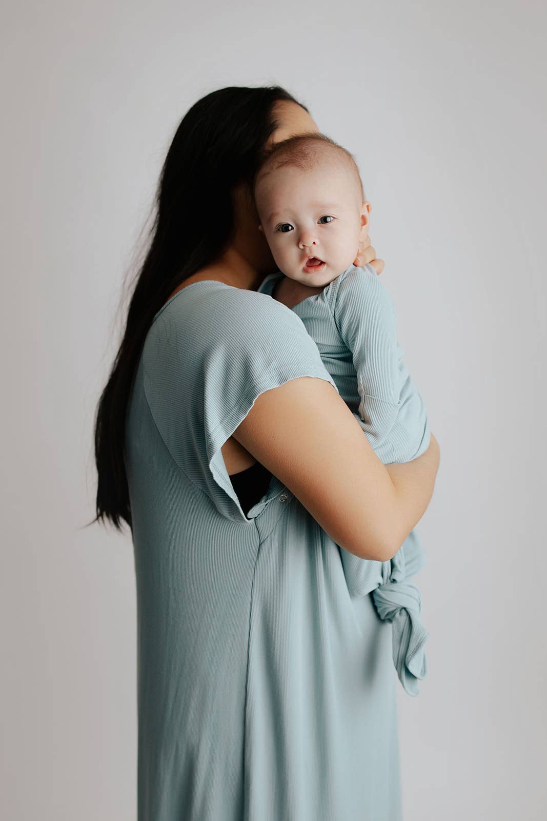 Blue Bird Maternity Mommy Labor and Delivery/ Nursing Gown — Three Little Tots Maternity Clothing
