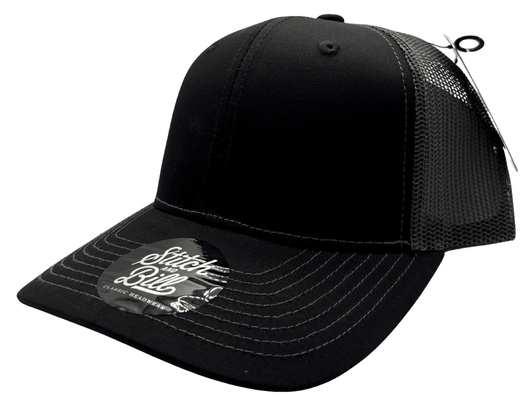 Trucker Adjustable Baseball Cap Premium Quality Men Women - Premium Headwear from Stitch and Bill Wholesale Hats - Just $9! Shop now at Pat's Monograms