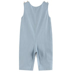 Light Blue Puppy Smocked Overalls — Lil Cactus Baby & Toddler Outfits