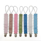 Pacifier Clip, Monogram-able Assorted Colors — Zsa Zsa & LoLLi Monogram Blanks Baby Accessories