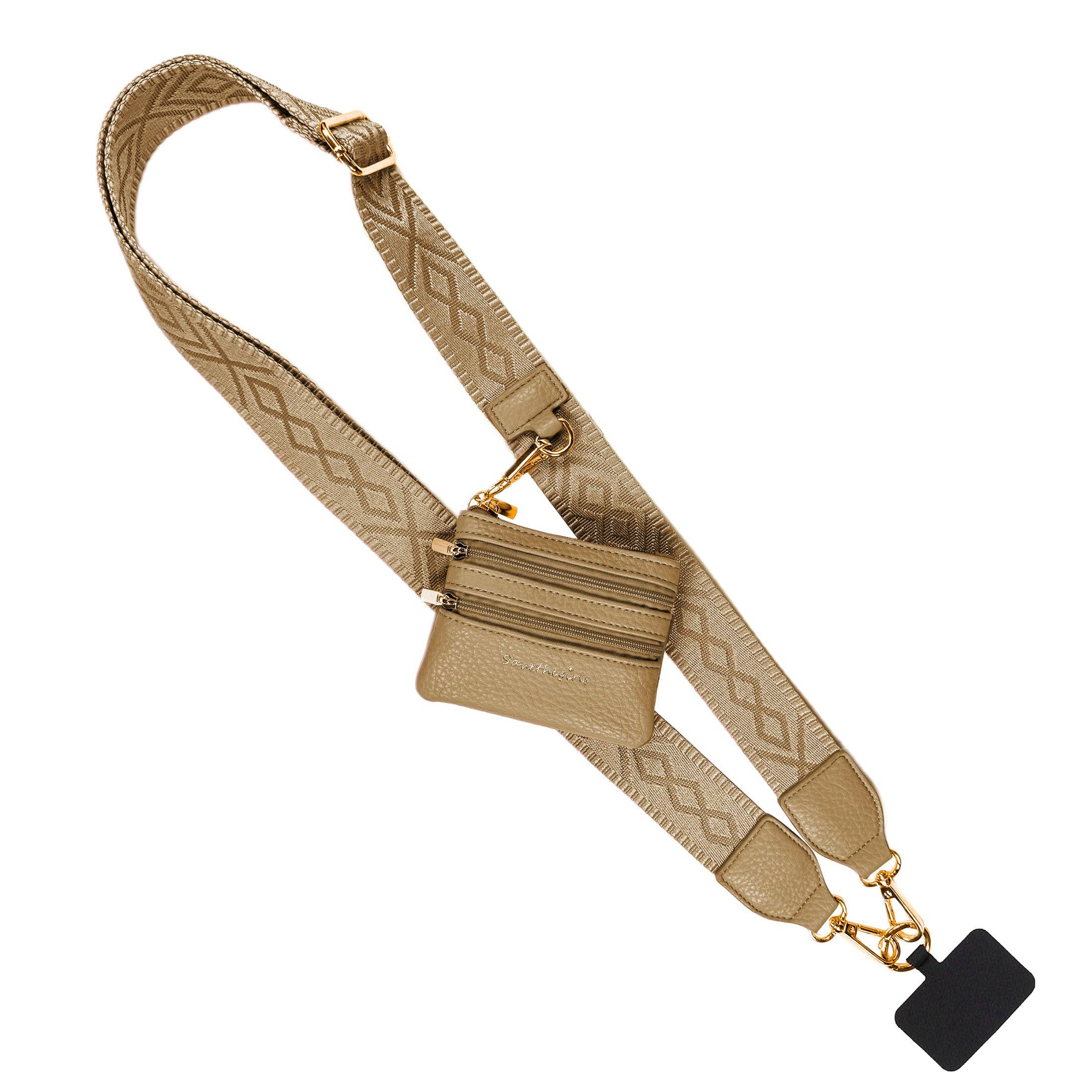 Clip & Go Strap w/Zippered Pouch Classic - Premium Accessories from Save The Girls - Just $29.95! Shop now at Pat's Monograms