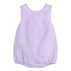 Classic Purple Gingham Baby Bubble Romper — Lil Cactus Baby & Toddler Outfits