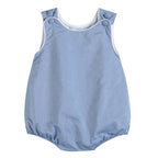 Classic Blue Denim Style Baby Bubble Romper — Lil Cactus Baby & Toddler Outfits