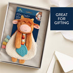 Highland Cow Itzy Friends Lovey™ Plush — Itzy Ritzy Baby Soothers