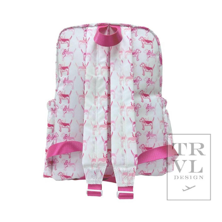 Backpacker - Backpack Puppy Love Pink - Premium Backpack from TRVL Design - Just $64.95! Shop now at Pat's Monograms