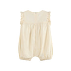 Light Yellow Ruffle Jumper Romper - Premium Baby & Toddler Outfits from Lil Cactus - Just $38.95! Shop now at Pat's Monograms