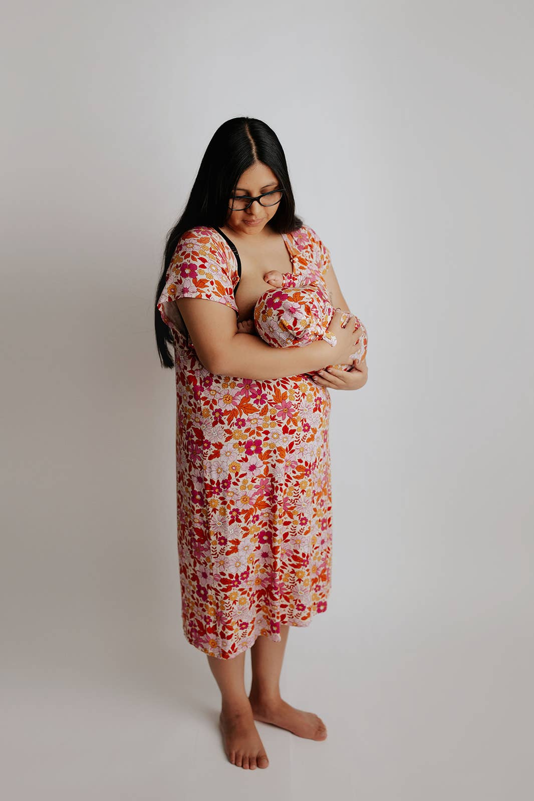 Wild Child Maternity Mommy Labor and Delivery/ Nursing Gown — Three Little Tots Maternity Clothing