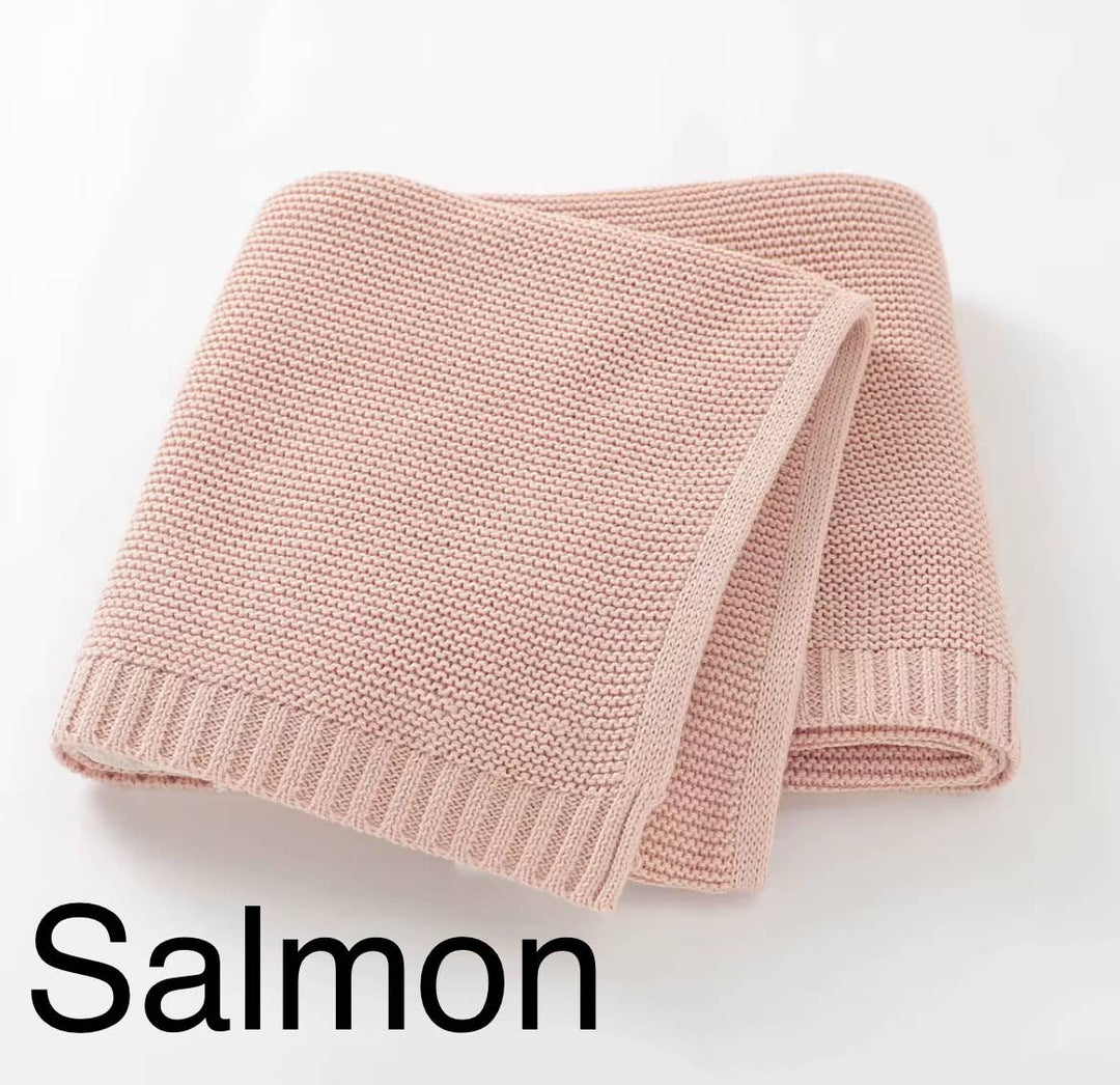 Knitted 100% Cotton Nap Time Blanket - Premium Baby Gift from Zsa Zsa & LoLLi - Just $32.95! Shop now at Pat's Monograms