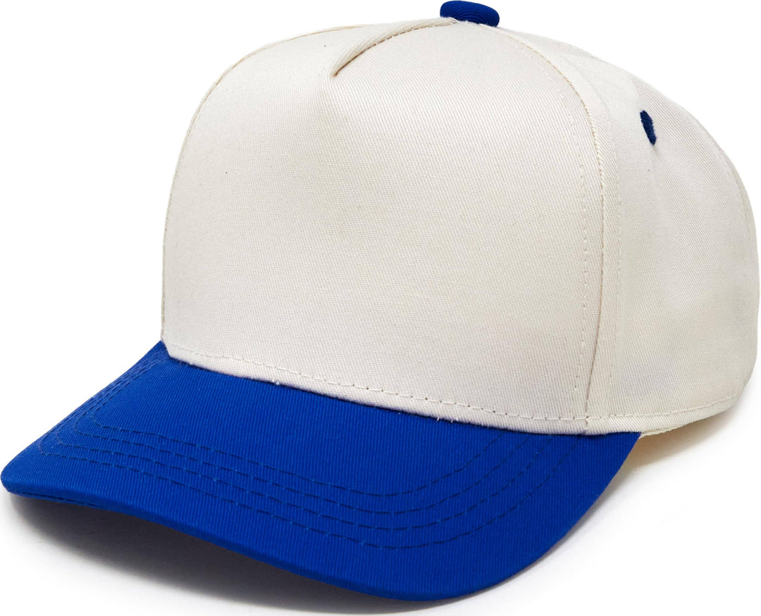 Kids/Baby Two Tone Vintage Cap - Royal Blue/Beige - Premium Trucker Cap from Funky Junque - Just $15.95! Shop now at Pat's Monograms