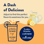 Sugar Free Lemonade Syrup Concentrate - Premium drink mix from Jordan's Skinny Mixes - Just $9.59! Shop now at Pat's Monograms