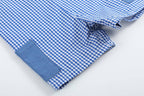 Royal Blue Gingham Pocket Shortalls — Lil Cactus Baby & Toddler Outfits