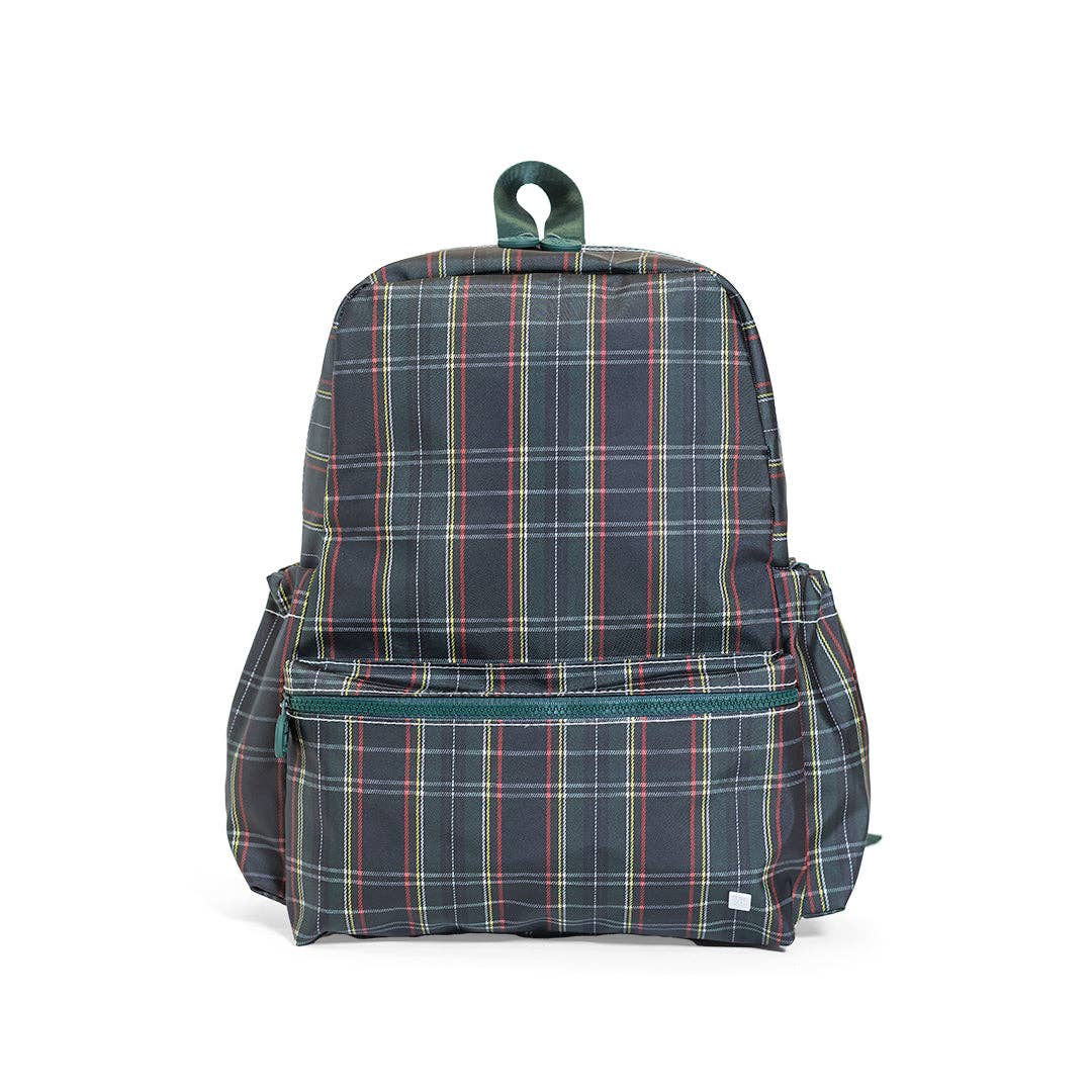 Backpacker - Cambridge Plaid - Premium Backpack from TRVL Design - Just $64.95! Shop now at Pat's Monograms