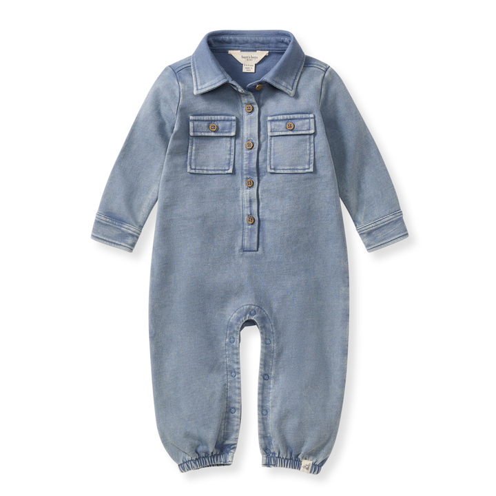 Acid Wash Infant Jumpsuit - Premium Baby & Toddler Outfits from Burt's Bees Baby - Just $24.95! Shop now at Pat's Monograms