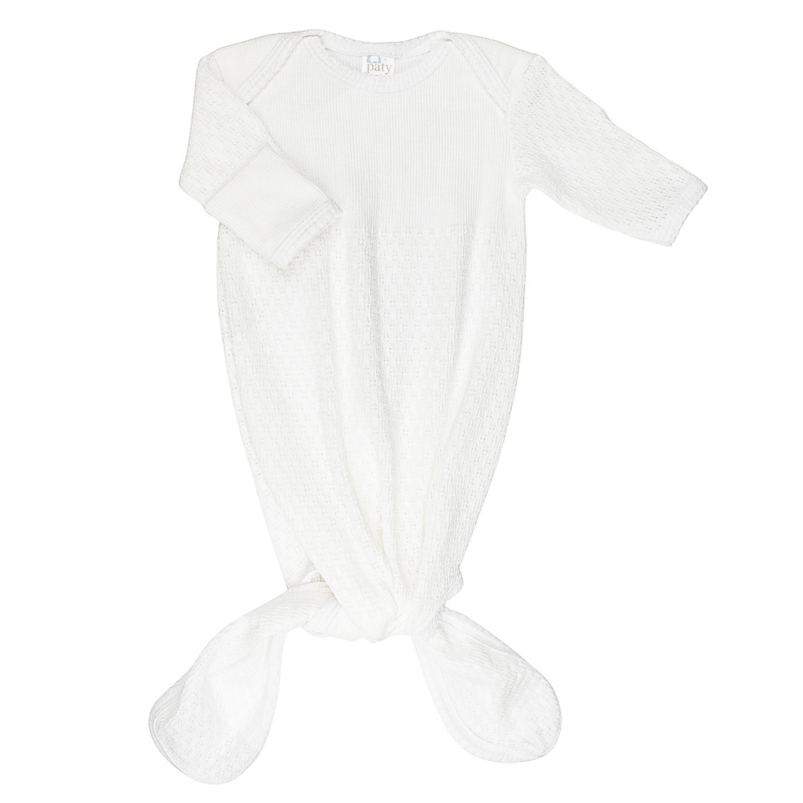 Paty Knit Knotted Overlap Shoulder Gown - Premium knotted from Paty - Just $52! Shop now at Pat's Monograms