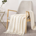 Weave Knit 50x60 Inch Throw Blanket — Fennco Styles