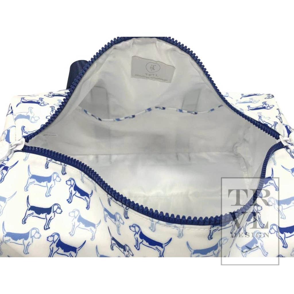 Duffel - Puppy Love Blue Weekender Bag - Premium Duffel Bags from TRVL Design - Just $74.95! Shop now at Pat's Monograms