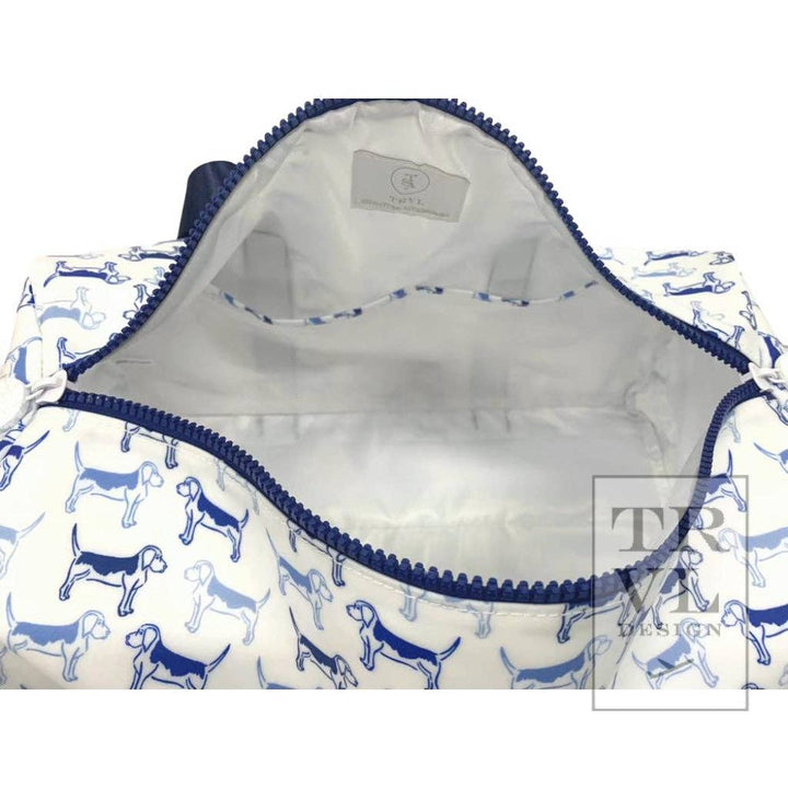 Duffel - Puppy Love Blue Weekender Bag - Premium Duffel Bags from TRVL Design - Just $74.95! Shop now at Pat's Monograms