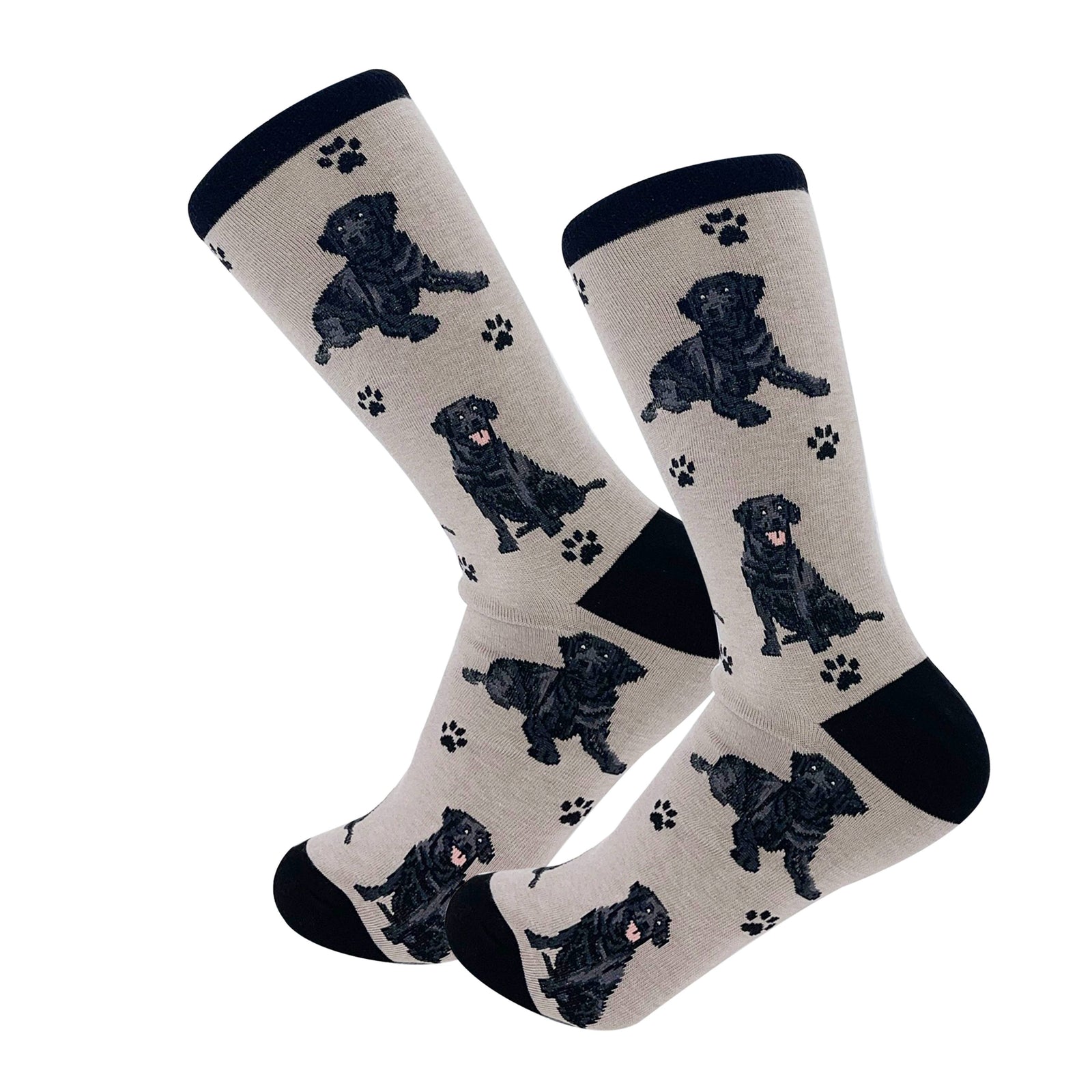 Labrador Black - Fun Novelty Dog Socks - Unisex - Premium Socks from E&S Pets - Just $9.95! Shop now at Pat's Monograms