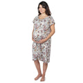 Floral Mommy Labor and Delivery/ Nursing Gown — Three Little Tots Maternity Clothing