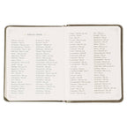 Daily Prayers for Graduates Gray Faux Leather Devotional — Christian Art Gifts Books and Devotionals
