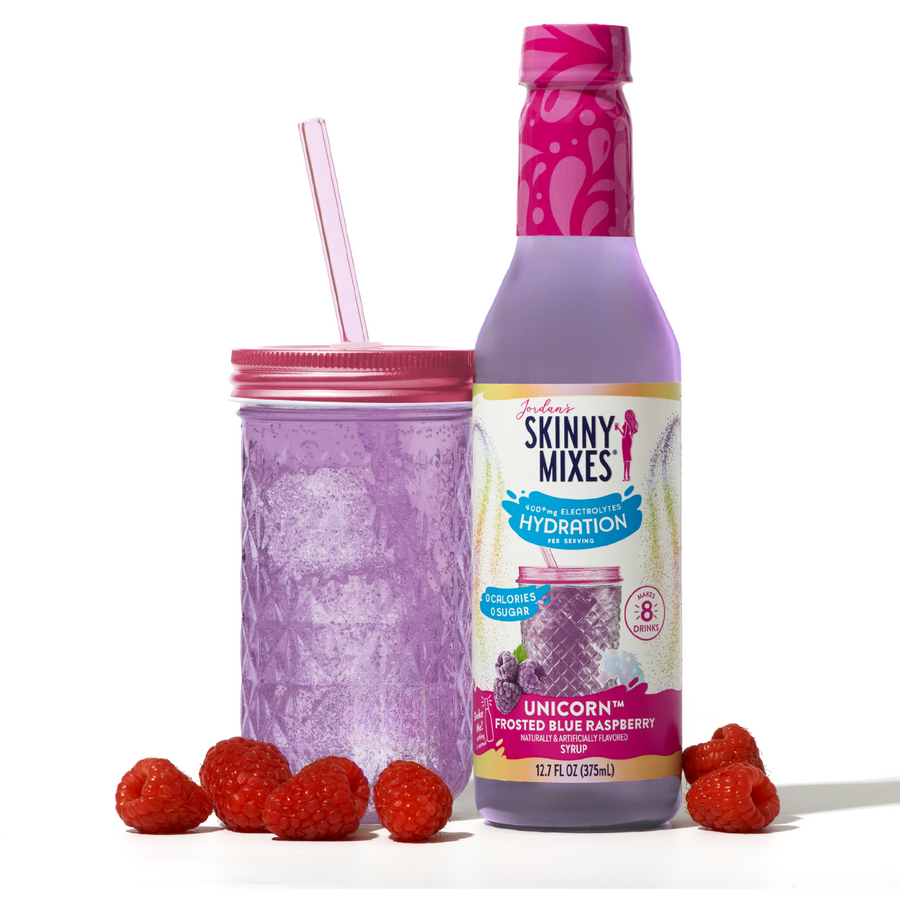 Sugar Free Unicorn Hydration Syrup with Electrolytes 375 ml - Premium drink mix from Jordan's Skinny Mixes - Just $7.95! Shop now at Pat's Monograms