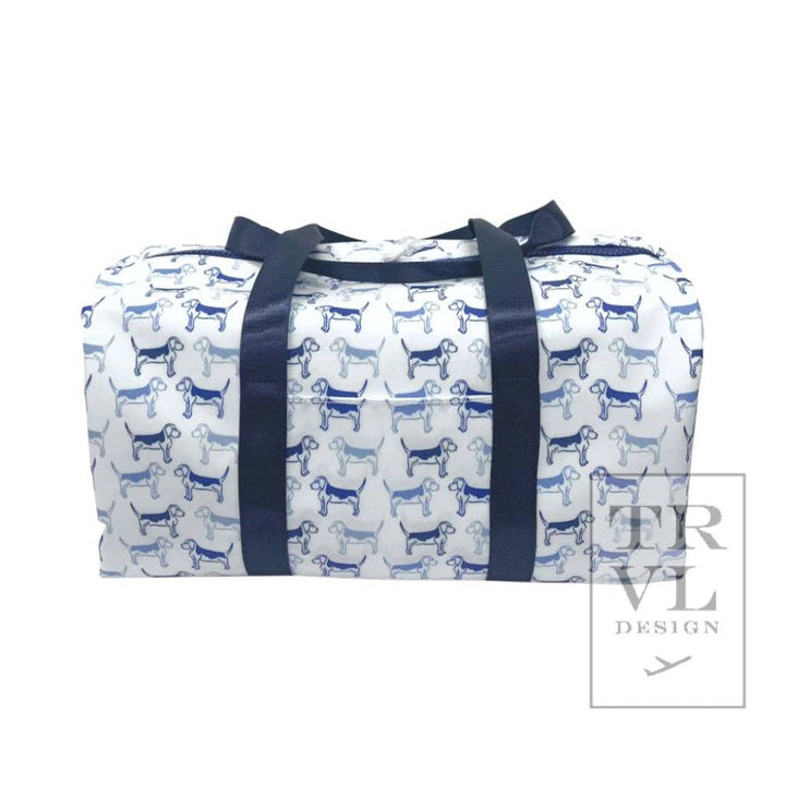 Duffel - Puppy Love Blue Weekender Bag - Premium Duffel Bags from TRVL Design - Just $74.95! Shop now at Pat's Monograms