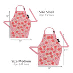 Little Helper Kids Apron, Washable Cotton/Poly - Poppies — Urban Infant