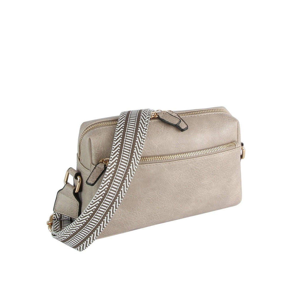 Guitar Strap Wide Boxy Crossbody Bag - Premium crossbody from Handbag Factory Corp - Just $36.95! Shop now at Pat's Monograms