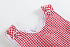 Classic Red Gingham Baby Bubble Romper — Lil Cactus Baby & Toddler Outfits