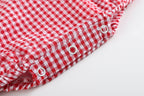 Classic Red Gingham Baby Bubble Romper — Lil Cactus Baby & Toddler Outfits