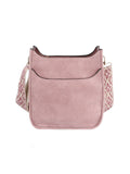 Front Pocket Stylized Strap Shoulder Bag — Handbag Factory Corp