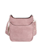 Front Pocket Stylized Strap Shoulder Bag — Handbag Factory Corp