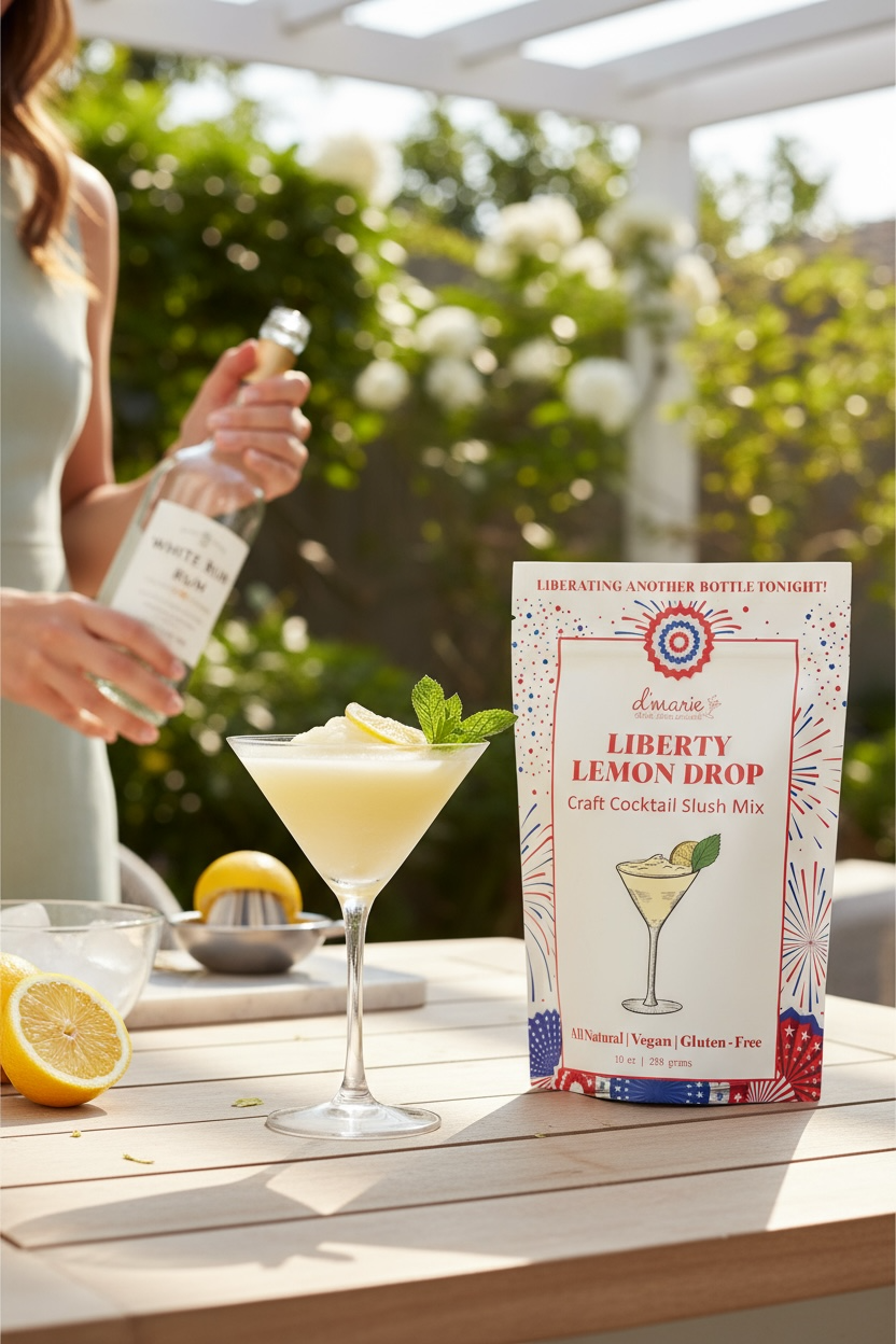 Liberty Lemon Drop Cocktail - Ready-To-Freeze Cocktail - Premium drink mix from d'marie inc. - Just $17! Shop now at Pat's Monograms