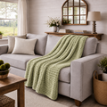 Textured Waffle Large Throw Blanket - 60"x80" - Premium blanket from Fennco Styles - Just $38! Shop now at Pat's Monograms