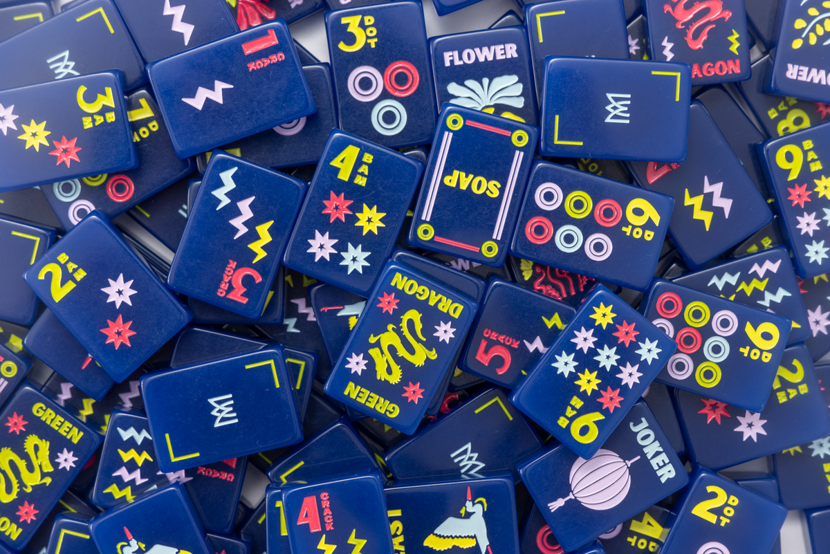Signature Engraved Tile Set- Navy