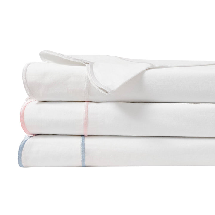 Scallop Frame Embroidered Cotton Percale Euro Sham - Premium Home Textiles from Mélange Home - Just $48.95! Shop now at Pat's Monograms