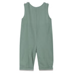 Sage Green Mallard Smocked Overalls — Lil Cactus Baby & Toddler Outfits