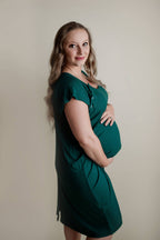 Forest Maternity Mommy Labor and Delivery/ Nursing Gown — Three Little Tots Maternity Clothing