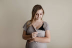 Harbor Mist Maternity Mommy Labor and Delivery/ Nursing Gown — Three Little Tots Maternity Clothing