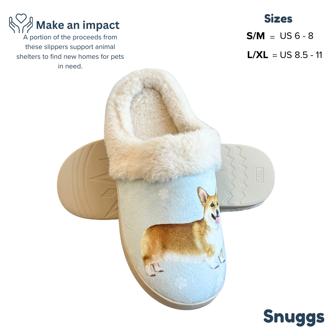 Welsh Corgi Snuggs Slippers - Premium Slippers from E&S Pets - Just $24.95! Shop now at Pat's Monograms