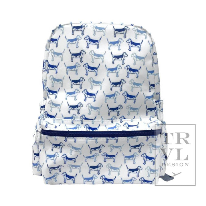 Backpacker - Backpack Puppy Love Blue - Premium Backpack from TRVL Design - Just $62.95! Shop now at Pat's Monograms