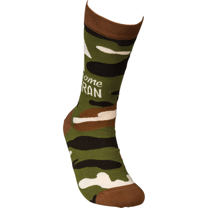 Awesome Veteran Socks - Premium Socks from Primitives by Kathy - Just $10.95! Shop now at Pat's Monograms