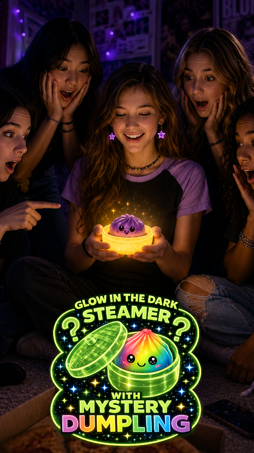 Glow-in-the-Dark Mystery Dumpling Squishy Toy - Premium novelty from Novelty Brands - Just $14.95! Shop now at Pat's Monograms
