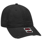 Distressed Twill Cap w/ Heavy Stitching — Otto Caps Headwear
