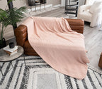Adult Muslin Cotton Throw - Blush — Comfy Cubs blanket