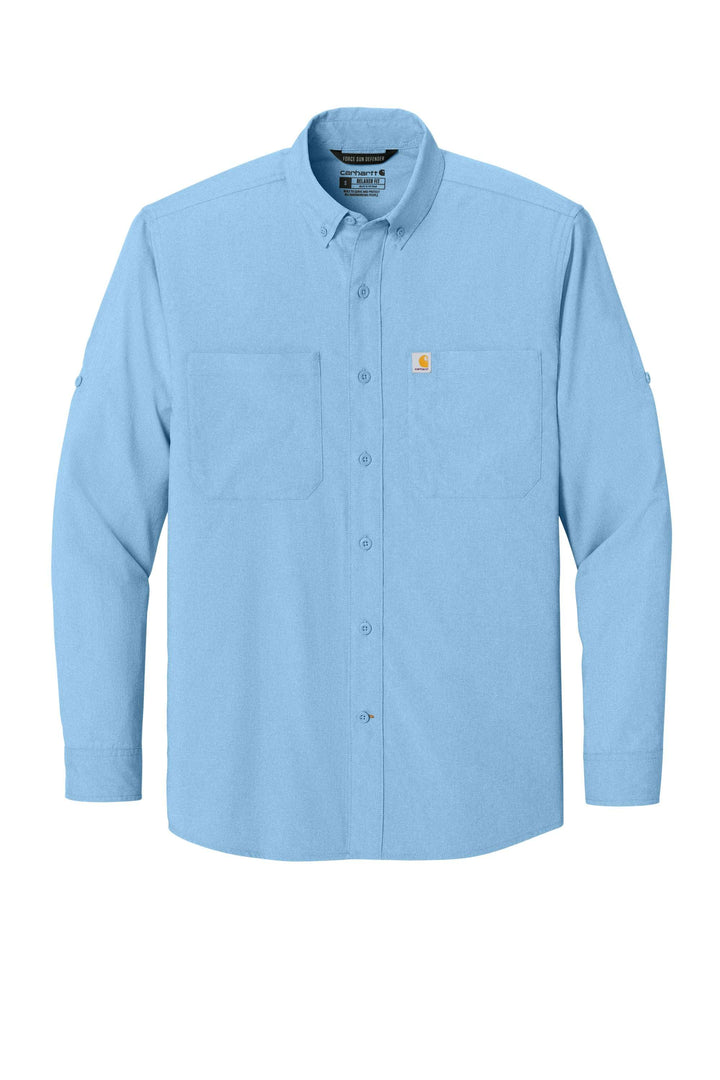 Carhartt Force® Sun Defender™ Long Sleeve Shirt - CT107106 - Premium Workwear from Carhartt - Just $76.95! Shop now at Pat's Monograms