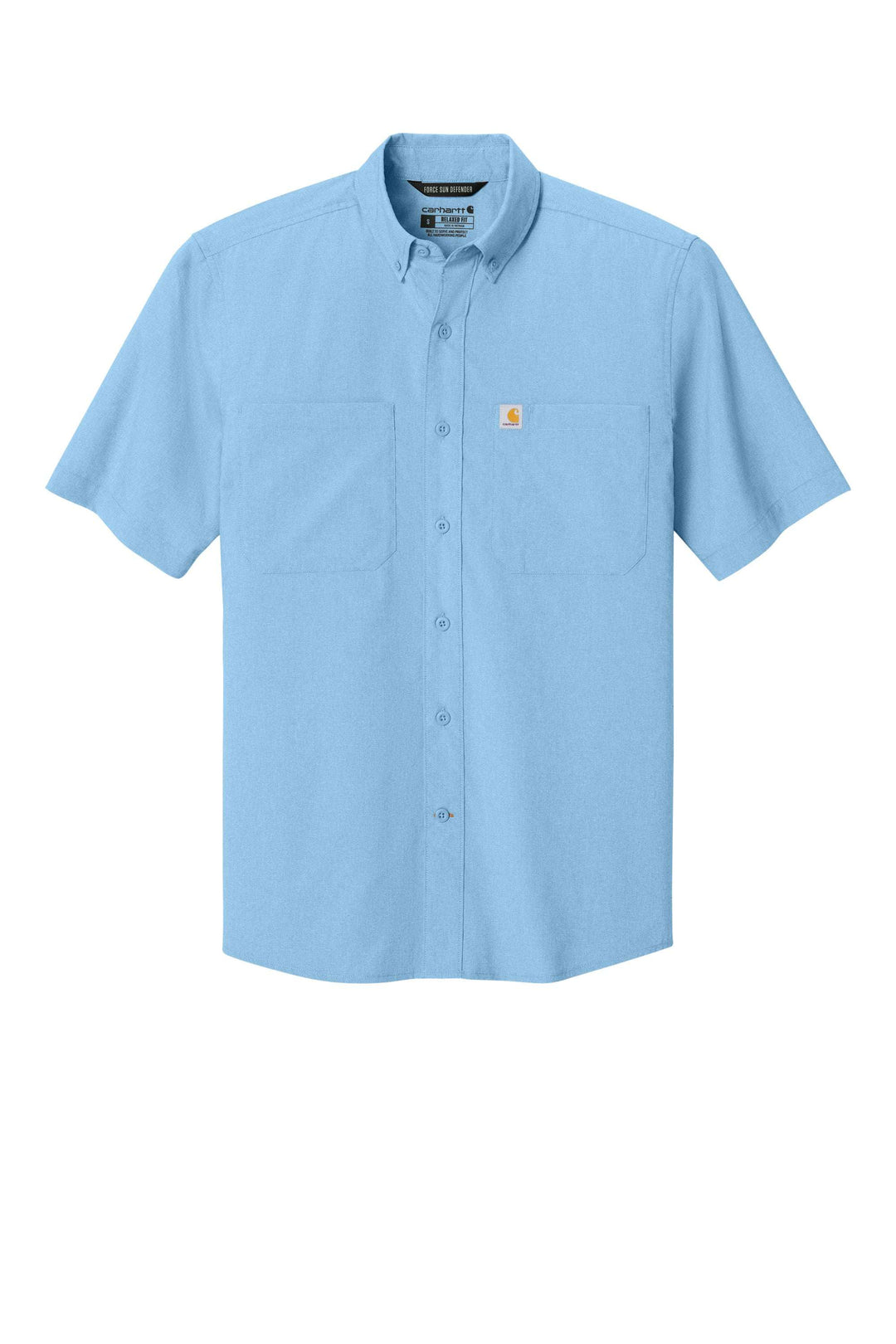 Carhartt Force® Sun Defender™ Short Sleeve Shirt - CT107107 - Premium Workwear from Carhartt - Just $69.95! Shop now at Pat's Monograms