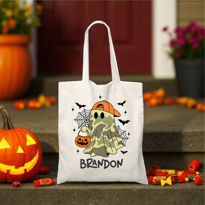 Personalized Halloween Trick or Treat Bags - Premium Holiday Accessories from Pat's Monograms - Just $12.95! Shop now at Pat's Monograms