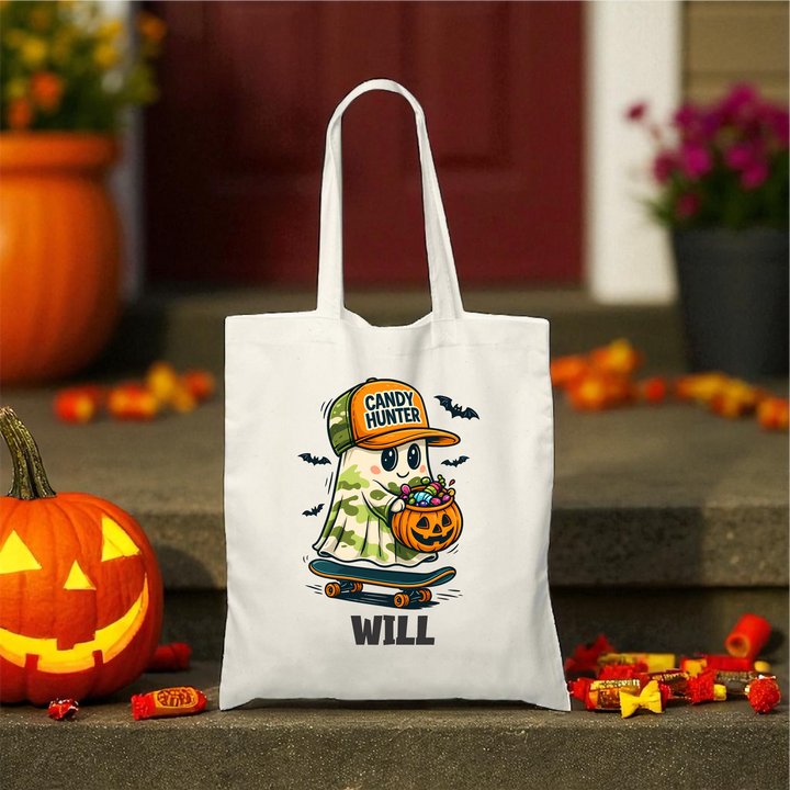 Personalized Halloween Trick or Treat Bags - Premium Holiday Accessories from Pat's Monograms - Just $12.95! Shop now at Pat's Monograms